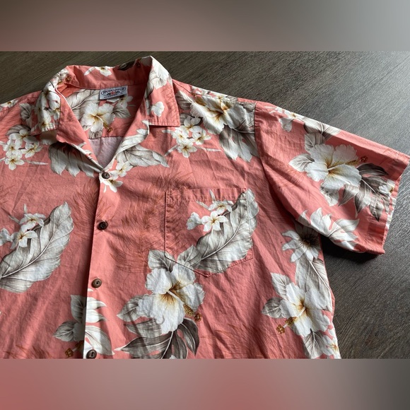 Pacific Legend Shirt Mens 2XL Hawaiian Aloha Cotton Floral Made USA Resort Beach - Picture 2 of 16